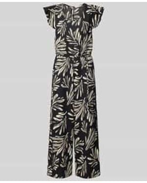 Tom Tailor Relaxed Fit Jumpsuit Met Structuurmotief - Wit