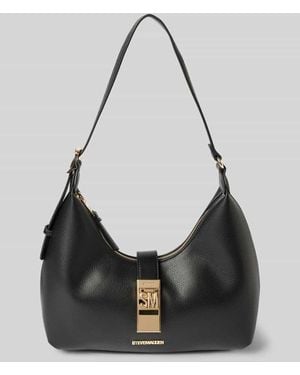 Steve Madden Handtasche Mit Label-Applikation Modell 'Bovie' - Schwarz