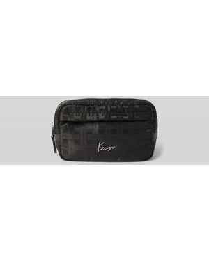 KENZO Bauchtasche mit Label-Detail - Schwarz