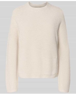 Ouí Regular Fit Pullover aus reiner Baumwolle Modell 'Riya' - Natur