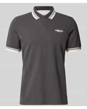 S.oliver Regular Fit Poloshirt Van Katoenmix - Grijs