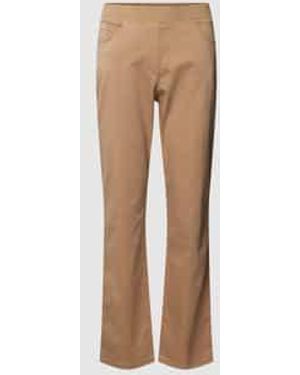 RAPHAELA by BRAX Stoffen Broek - Naturel