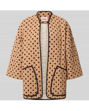 Lolly's Laundry Jacke im Allover-Look Modell 'Lulu' - Natur