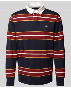 GANT Sweatshirt Mit Label-Stitching - Rot