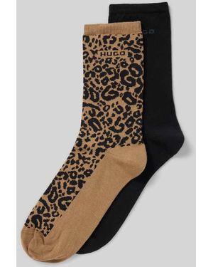 HUGO Socken aus Baumwoll-Mix im 2er-Pack - Schwarz