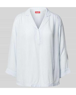 Esprit Bluse Aus Viskose Mit Streifenmuster - Weiß