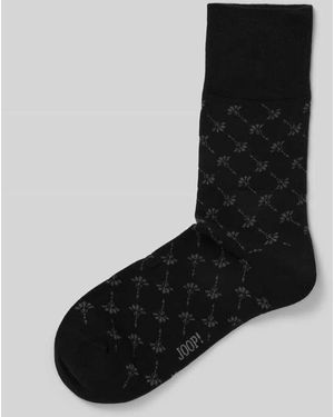 Joop! Socken mit Label-Stitching - Schwarz