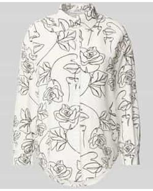 ZABAIONE Regular Fit Overhemdblouse Met Doorknoopsluiting - Grijs
