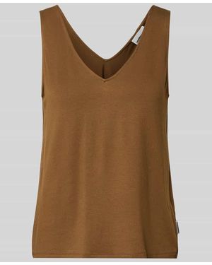 ARMEDANGELS Regular Fit Top aus Viskose-Mix - Braun