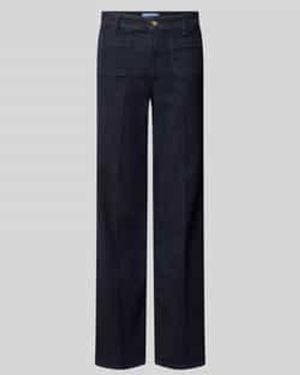 Cambio Wide & Loose Fit Jeans - Blauw