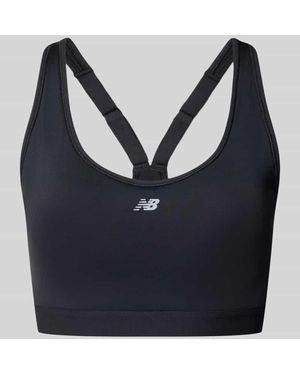 New Balance Bustier mit Logo - Blau