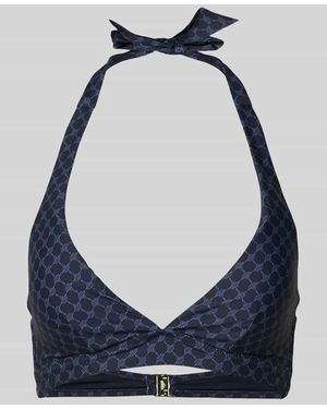 Joop! Bikini-Oberteil in Triangel-Form - Blau