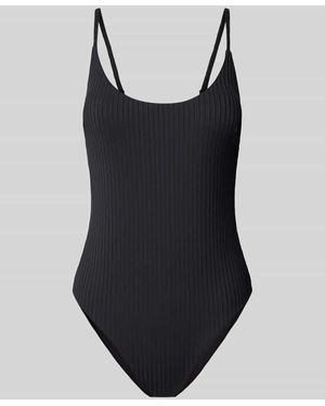 Rip Curl Badeanzug Mit Rippenstruktur - Schwarz