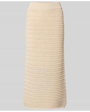 Opus Strickrock mit elastischem Bund - Natur