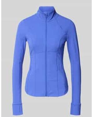 Fabletics Slim Fit Jack Met Opstaande Kraag Model 'Storm' - Blauw