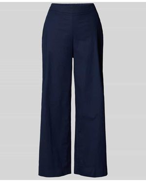 MORE&MORE Stoffhose mit französischen Eingrifftaschen - Blau