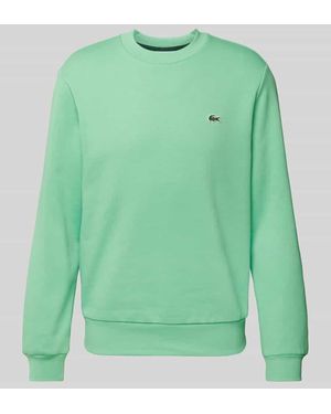 Lacoste Sweatshirt mit Rundhalsausschnitt - Grün