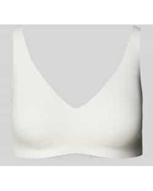 Sloggi Bralette Met Haakjessluiting, Model 'Zero Feel 2.0' - Wit