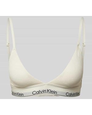 Calvin Klein BH mit elastischem Logo-Bund - Natur