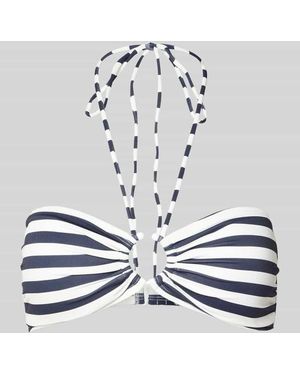 Michael Kors Bikini-Oberteil mit Neckholder - Grau