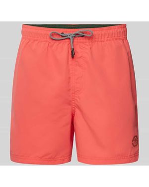 Jack & Jones Badehose Mit Elastischem Bund Modell 'Fiji' - Rot
