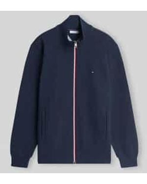 Tommy Hilfiger Sweatvesten - Blauw