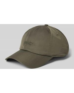 HUGO Basecap mit Logo-Stitching - Grün