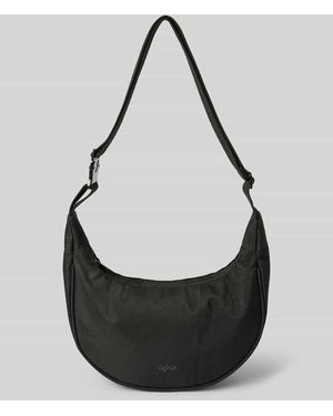 Lefrik Handtasche Mit Label-Detail Modell 'Lua' - Schwarz