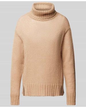 Joop! Strickpullover Mit Rollkragen - Natur