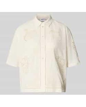 Jake*s Blouses Korte Mouw - Naturel