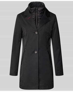 GIL BRET Kurzmantel mit heraustrennbarem Westeneinsatz - Schwarz