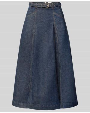 Guess Jeansrock mit Gürtel Modell 'RAYNE' - Blau