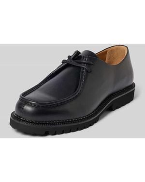 SELECTED Schnürschuhe aus echtem Rindsleder Modell 'HECTOR' - Schwarz