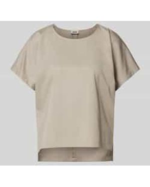 DRYKORN Regular Fit Blouseshirt Met Ronde Hals - Naturel