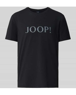Joop! T-Shirt mit Logo-Print und Rundhalsausschnitt - Schwarz