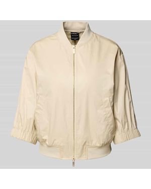 ARMANI EXCHANGE Blouson mit Zweiwege-Reißverschluss und Stehkragen - Natur