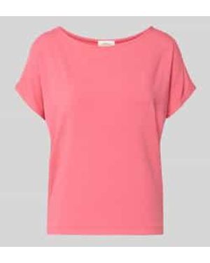 S.oliver Relaxed Fit T-Shirt Van Viscosemix - Roze