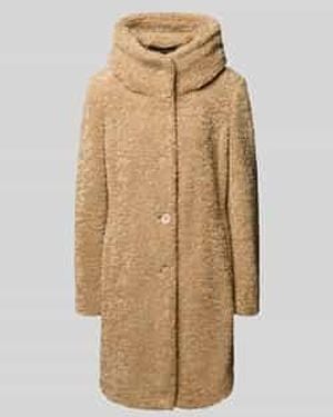 Milo Coats Lange Jas Van Teddybont, Model 'Stella' - Naturel