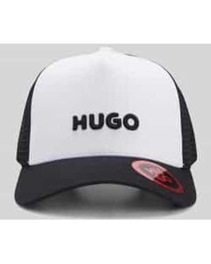 HUGO Cap Van Katoen Met Mesh-Inzet Model 'Marsel Trucker' - Meerkleurig
