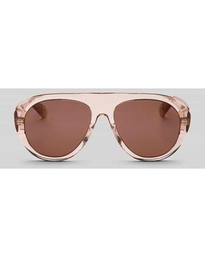 Messyweekend Tropfenförmige Sonnenbrille Modell 'MICK' - Pink