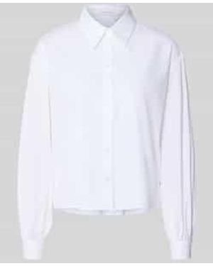 Marc Cain Overhemdblouse Met Knoopsluiting - Wit