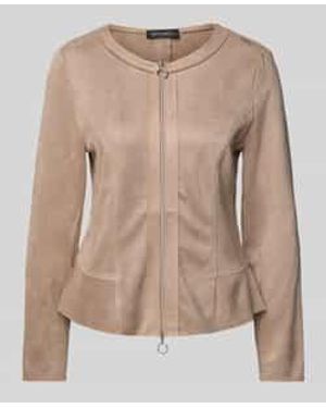 Betty Barclay Blazer Met Tweewegritssluiting - Naturel
