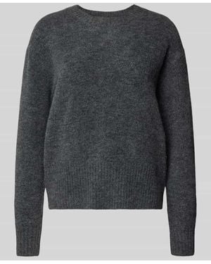 Pepe Jeans Regular Fit Strickpullover mit Woll-Anteil Modell 'CECIL' - Grau
