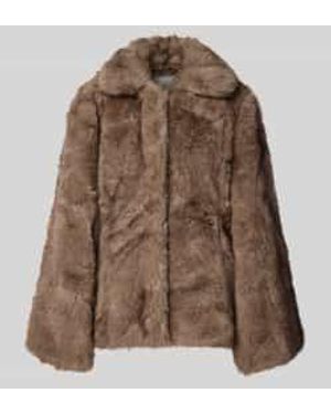 Neo Noir Teddy- & Faux Fur Jassen - Bruin