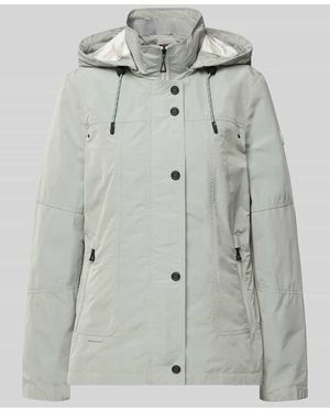GIL BRET Weather Protection Jack mit Reißverschlusstaschen - Grau
