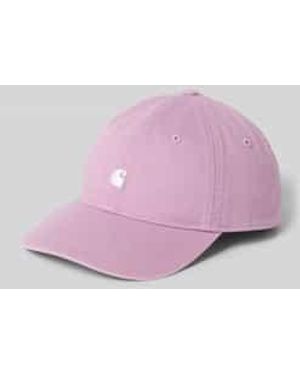 Carhartt Baseballpet Met Labelstitching Model 'Madison' - Roze