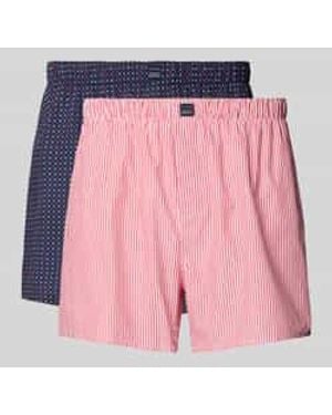 Christian Berg Men Boxershort Met Labelpatch - Roze