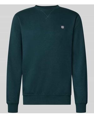 Lerros Regular Fit Sweatshirt aus Baumwoll-Mix - Grün