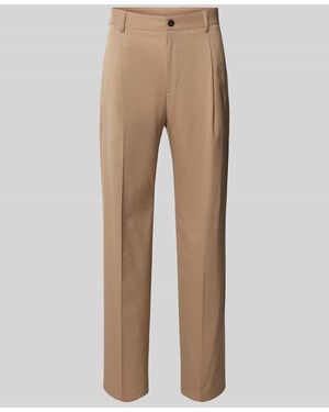 Strellson Loose Fit Anzughose mit Baumwoll-Anteil Modell 'JAROD2' - Natur