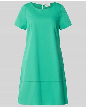 ROBE LÉGÈRE Minikleid mit rückseitigem Knopfverschluss - Grün
